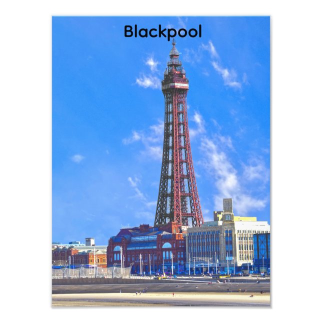 Blackpool Torn Fototryck (Framsidan)