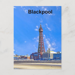 Blackpool Torn Helg Vykort