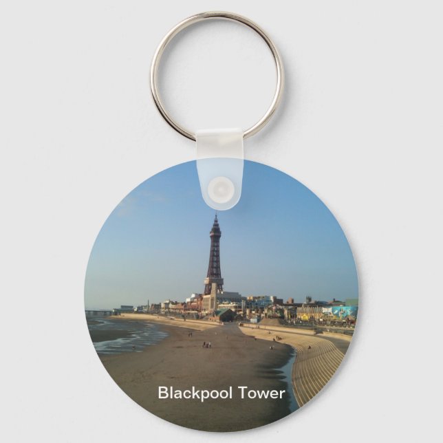Blackpool Torn i England Nyckelring (Framsida)