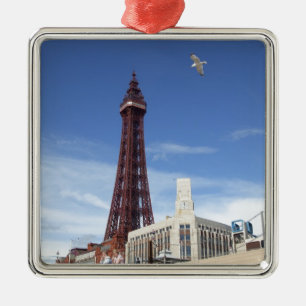 Blackpool torn julgransprydnad metall