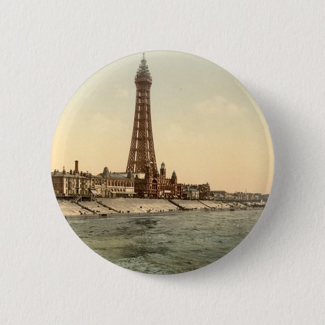 Blackpool torn mig, Lancashire, England Knapp (Framsida)