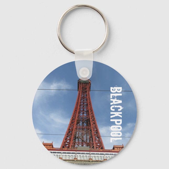 Blackpool Torn och Himlar dag Nyckelring (Framsida)