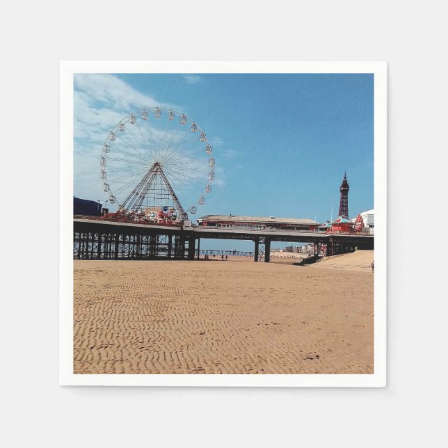 Blackpool torn pappersservett (Framsidan)