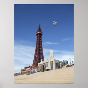 Blackpool torn poster
