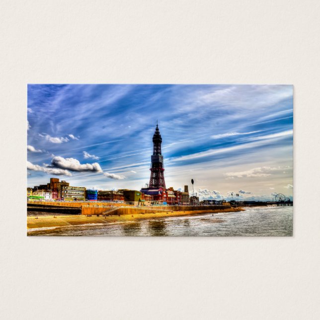 Blackpool Torn Visitkort (Framsidan)