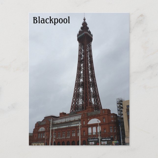 Blackpool Torn Vykort (Framsida)