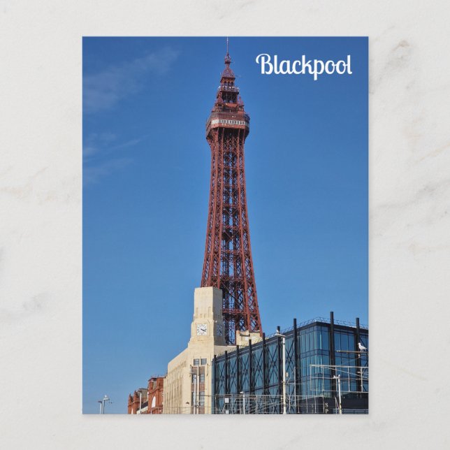 Blackpool Torn Vykort (Framsida)