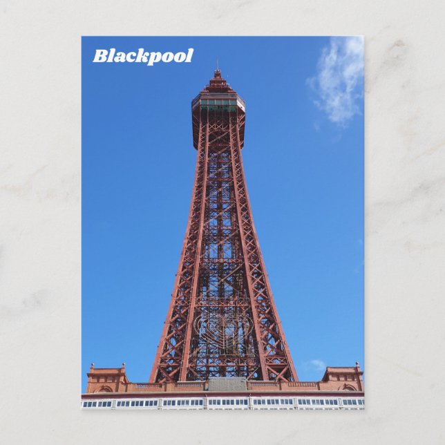 Blackpool Torn Vykort (Framsida)