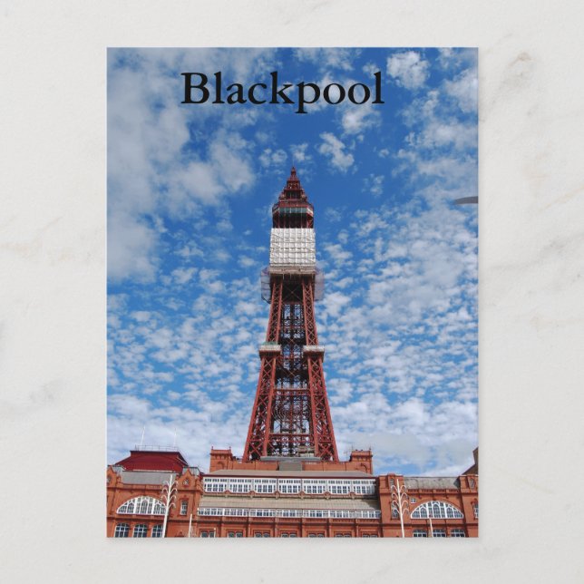 Blackpool Torn vykort (Framsida)