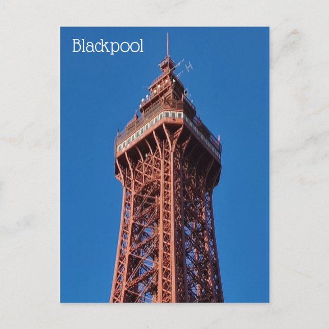 Blackpool Torn Vykort (Framsida)