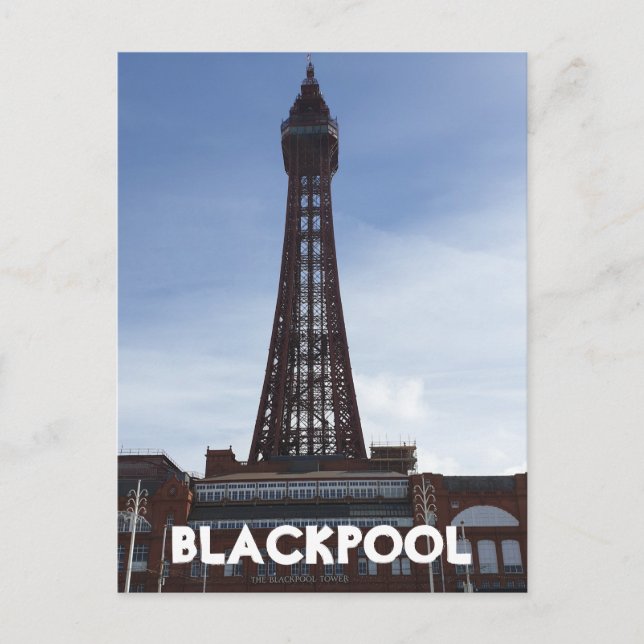Blackpool Torn Vykort (Framsida)