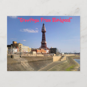 Blackpool torn vykort