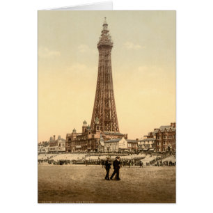 Blackpool torndropp, Lancashire, England Hälsningskort