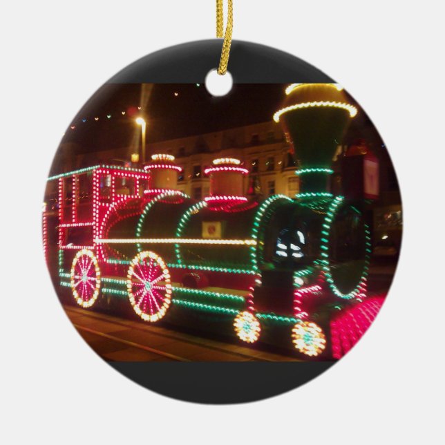 Blackpool Tram Tåg Ornament (Framsidan)