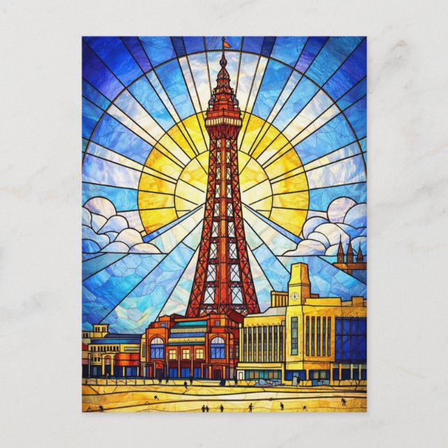 Blackpool Vykort (Framsida)