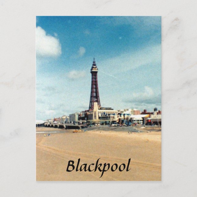 Blackpool Vykort (Framsida)