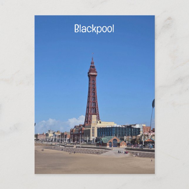 Blackpool Vykort (Framsida)