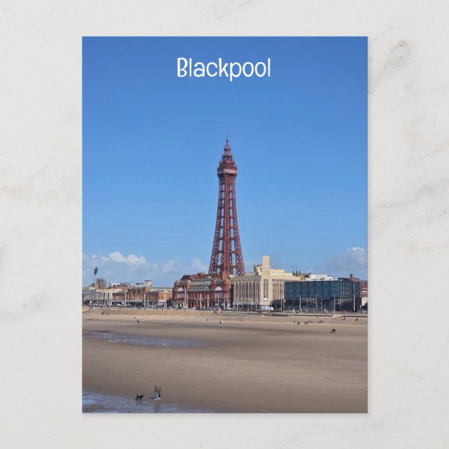 Blackpool Vykort (Framsida)