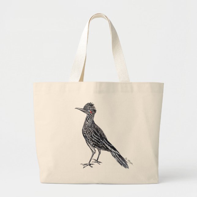 bläckroadrunner jumbo tygkasse (Framsidan)