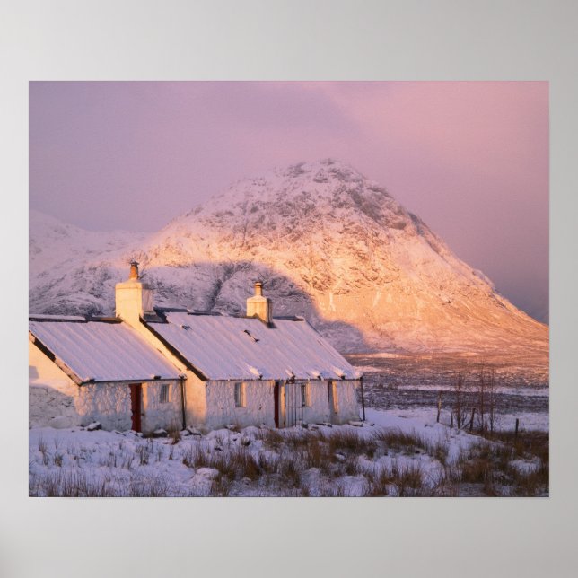 Blackrock Cottage, Glencoe, Höglandet, Skottland 2 Poster (Framsidan)