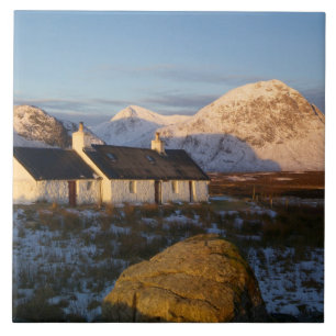 Blackrock Cottage, Glencoe, Skotska högländerna, S Kakelplatta