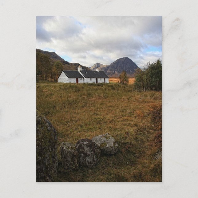 Blackrock Cottage, Glencoe, Skottland Vykort (Framsida)
