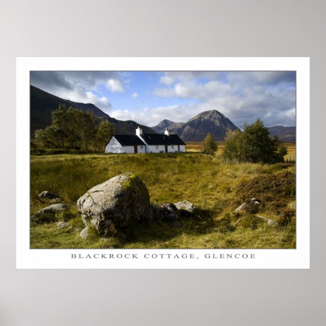 Blackrock Cottage, Skottland Poster (Framsidan)