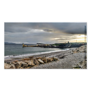 Blackrock dykning stiger ombord, Salthill, Galway Fototryck