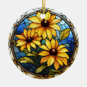 Blacks Eyed Susan Maryland Flower Ornament