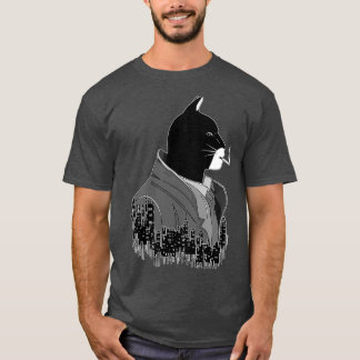 Blacksad Night City Black and white noire T Shirt