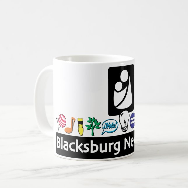 Blacksburg New School mugg (Framsida vänster)