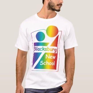 Blacksburg New School Retro Design T Shirt