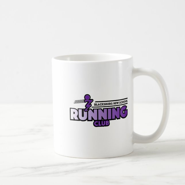 Blacksburg New School Running Club  Kaffemugg (Höger)