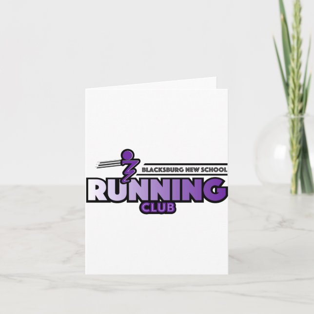 Blacksburg New School Running Club  Kort (Framsida)