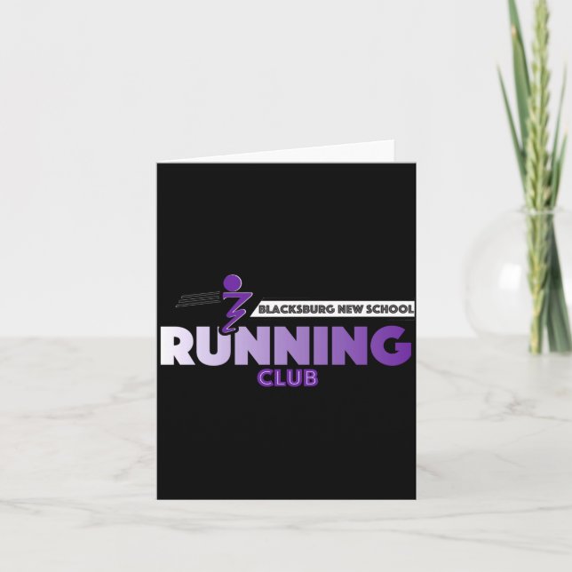 Blacksburg New School Running Club  Kort (Framsida)