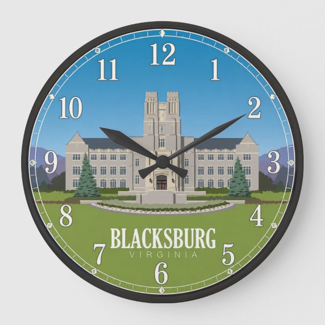 Blacksburg Virginia Campus  Stor Klocka (Framsida)