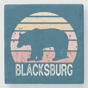 Blacksburg Virginia Retro Bear Stenunderlägg