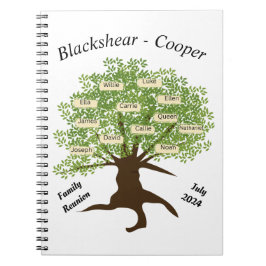 Blackshear - Cooper Family Reunion Anteckningsbok