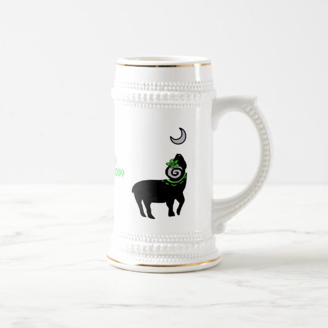 BlackSheep för stam- Fest magdans logotyp Stien Sejdel (Höger)