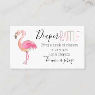 Bläckskirurgi av typen Cute rosa flamingo diaper r Tilläggskort
