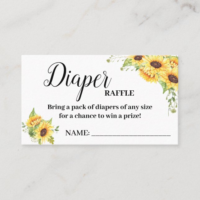 Bläckskort för biljett-babyduschskåran i dagbrott placeringskort (Framsida)