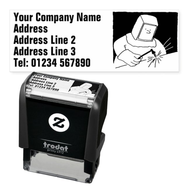 Blacksmith eller Metalworking Självfärgande Stämpel (Skapare uppladdad)