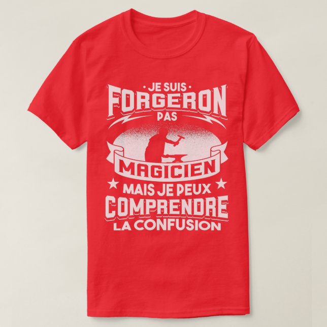 Blacksmith Forging Gift T Shirt (Design framsida)