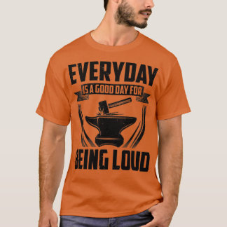 Blacksmith Gift Idea Forging Anvil Farrier Forge T Shirt