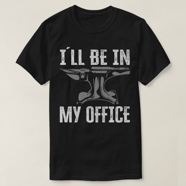 Blacksmith Metall Worker Bladesmith Metalworking P T Shirt (Design framsida)