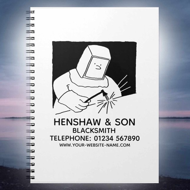 Blacksmith Notebook Anteckningsbok (Skapare uppladdad)