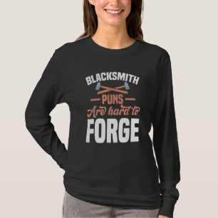 Blacksmith Punts har svårt att andas Motif för T Shirt