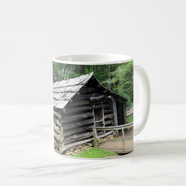 Blacksmith Shop på Mabry Mill, Virginia Kaffemugg (Framsida höger)