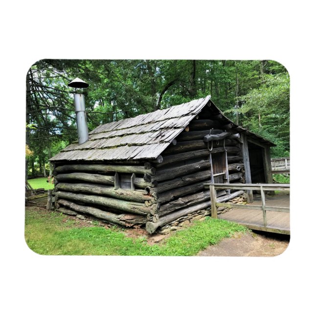 Blacksmith Shop på Mabry Mill, Virginia Magnet (Horisontell)