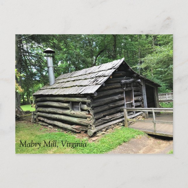 Blacksmith Shop på Mabry Mill, Virginia Vykort (Framsida)